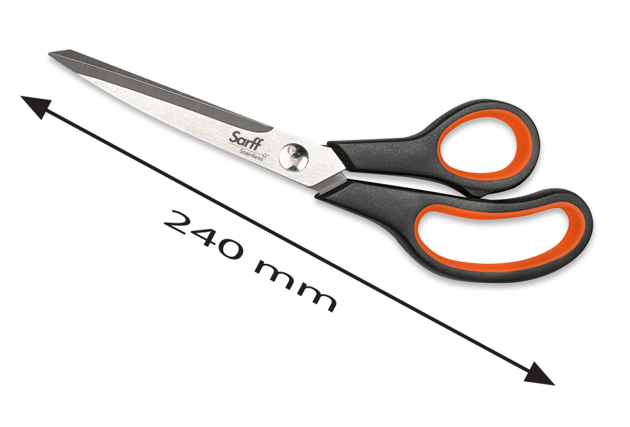 Makas ve Maket Bıçakları SARFF EASY GRIP OFİS MAKASI - 24CM Satın Al