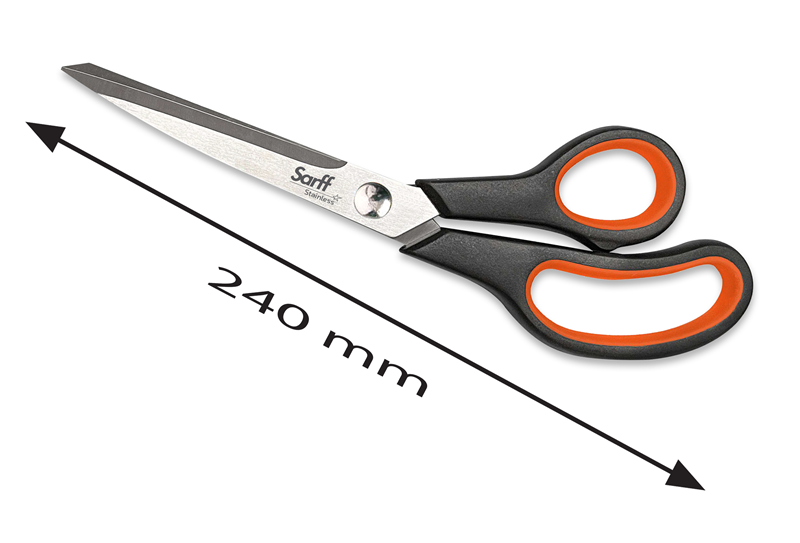 Makas ve Maket Bıçakları SARFF EASY GRIP OFİS MAKASI - 24CM Satın Al