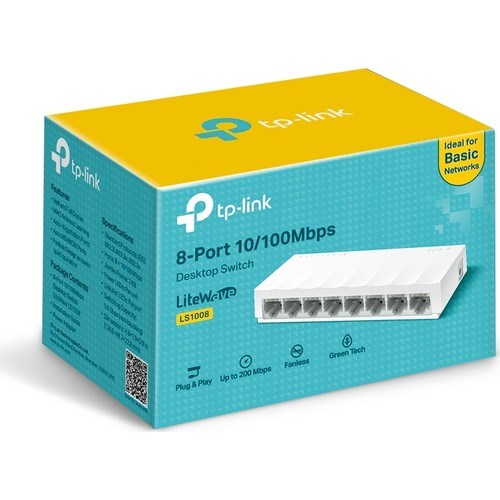Menzil Arttırıcı Tp-Link LS1008 8 Port 10-100 Mbps Switch Plastik Kasa Satın Al