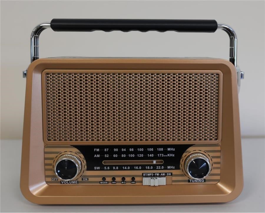 Mikrofon, Kulaklık ve Hoparlör Everton Rt-756  Bluetooth Fm-Usb-Tf-Aux Şarjlı Nostaljik Radyo Satın Al