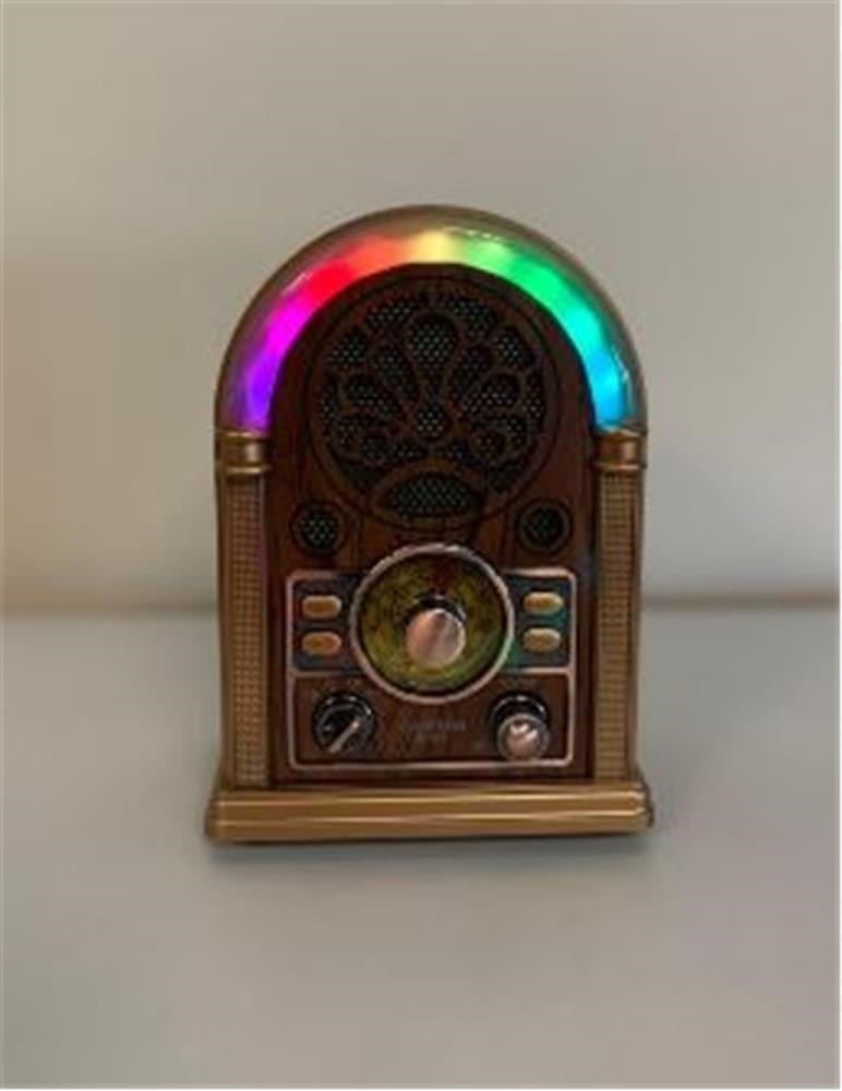 Mikrofon, Kulaklık ve Hoparlör Everton RT-752 Şarjlı, Led Işıklı  Nostaljik Radyo( Bluetooth-USB-SD-FM) Satın Al