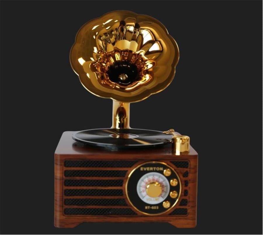 Mikrofon, Kulaklık ve Hoparlör Everton RT-603  Bluetooth-USB-SD-AUX-TF Nostaljik Radyo Satın Al