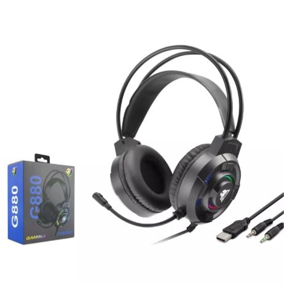 Mikrofon, Kulaklık ve Hoparlör Hadron G880 Gaming Kulaklık 2-3.5Mm + Usb Siyah Satın Al
