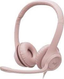 Mikrofon, Kulaklık ve Hoparlör Logitech 981-001281 H390 Pudra Pembe Usb Mikrofonlu Kulaklık Satın Al