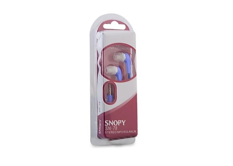 Mikrofon, Kulaklık ve Hoparlör Snopy SN-78 Kırmızı Kulak İçi Kulaklık Satın Al