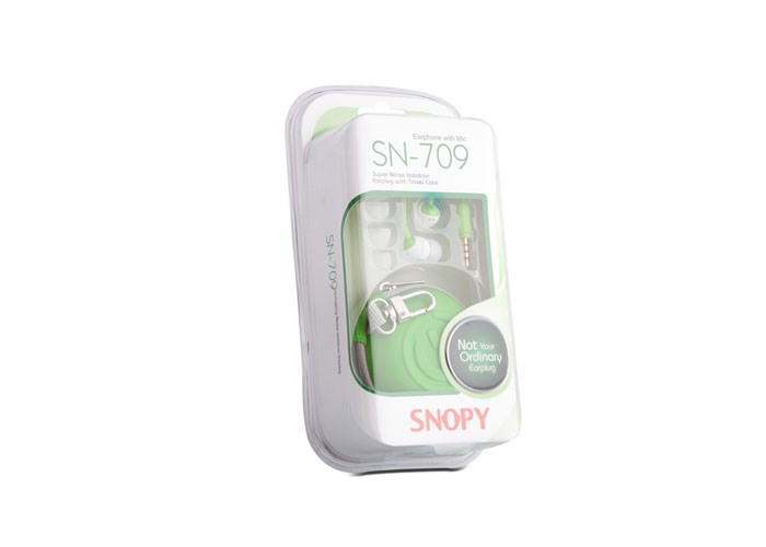 Mikrofon, Kulaklık ve Hoparlör SNOPY SN-709 YEŞİL KULAK İÇİ KORUMA ÇANTALI LÜKS Satın Al