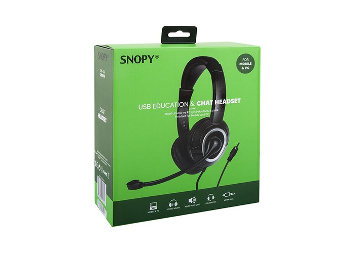 Mikrofon, Kulaklık ve Hoparlör Snopy SN-X4 X-ZOOM Siyah PC&Telefon Mikrofonlu Kulaklık Satın Al