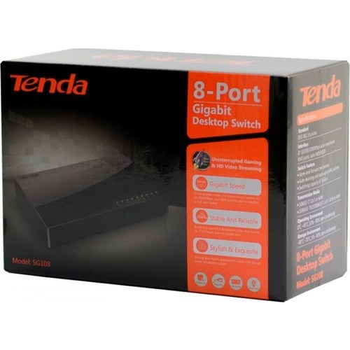 Modem ve Network Ürünleri TENDA SG108 8 PORT 10-100-1000 YONETILEMEZ SWITCH Satın Al