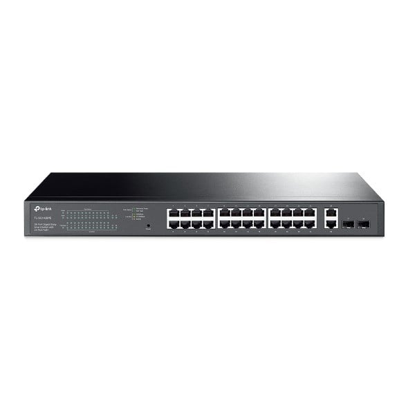 Modem ve Network Ürünleri Tp-Link TL-SG1428PE 24 Port 10-100-1000 Poe+ Switch 2 Port SFP Çelik Kasa Rack Mount Satın Al