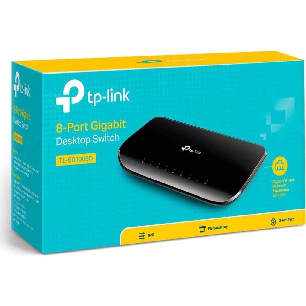 Modem ve Network Ürünleri TP-LINK TL-SG1008D 8 PORT 10-100-1000 SWITCH Satın Al