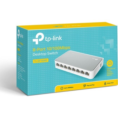 Modem ve Network Ürünleri TP-LINK TL-SF1008D 8 Port 10-100 SWITCH Satın Al
