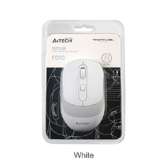 Mouse A4 Tech Fg10 Beyaz Nano Kablosuz  2000 Dpı Mouse Satın Al