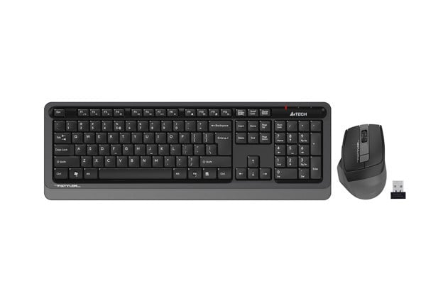 Mouse A4 Tech Fg1035 2.4G Gri Q Fn-Mm Klv+Optik Mouse Set Satın Al