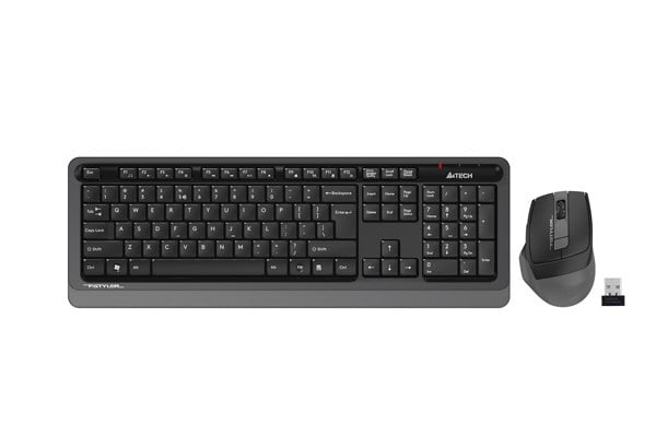 Mouse A4 Tech Fg1035 2.4G Gri Q Fn-Mm Klv+Optik Mouse Set Satın Al