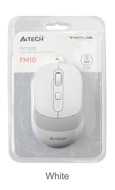 Mouse A4 Tech Fm10 Usb Fstyler Beyaz  1600 Dpı Mouse Satın Al