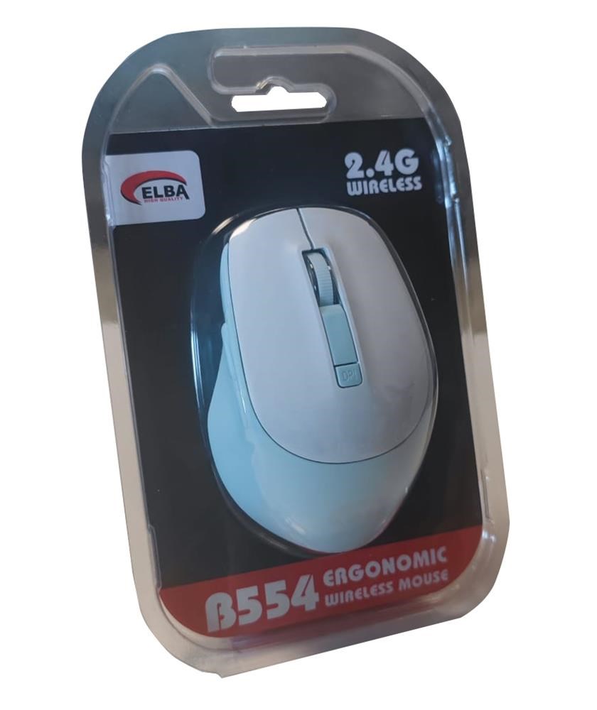 Mouse Elba B554 Mavi-Beyaz 6D 2.4Ghz Kablosuz Mouse Satın Al