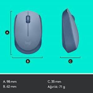 Mouse Logitech 910-006866 M171 Kablosuz Mavi Gri Mouse Satın Al