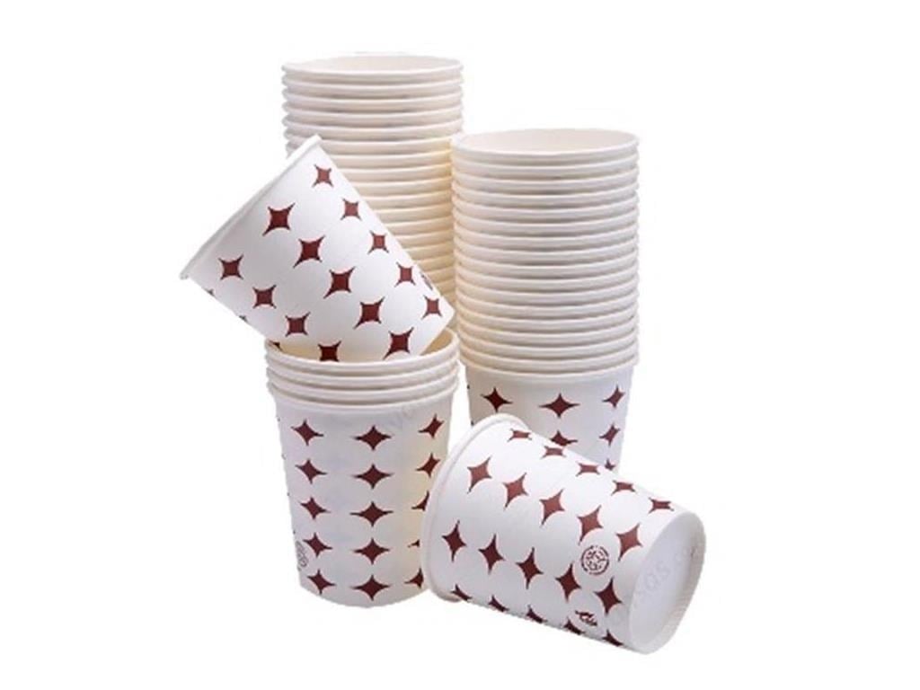 Mutfak Aletleri Teknomeda Yıldız Desenli Karton Bardak 7 Oz 3000'Li Paket Satın Al