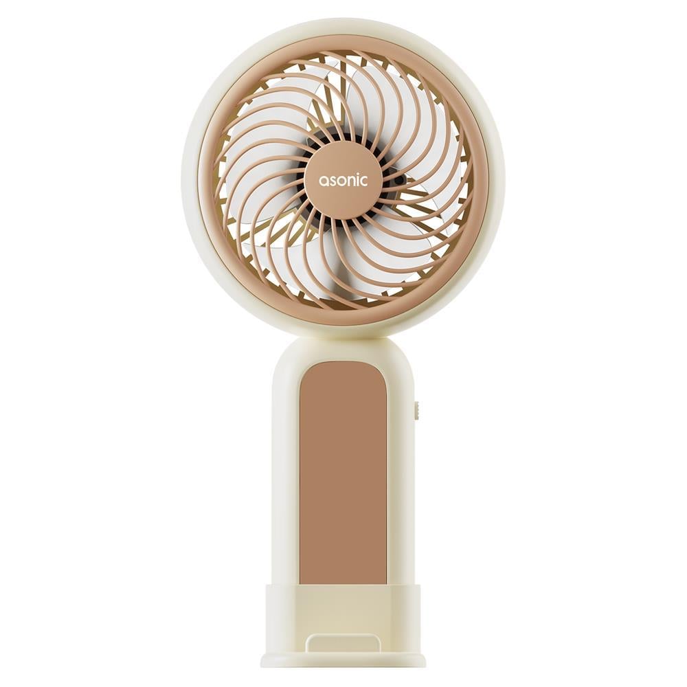 Notebook Soğutucular Asonic AFN21 Krem 250mAh Dahili Pil Elde Taşınabilir Masaüstü Usb Fan Şarjlı Type-c Şarj Satın Al