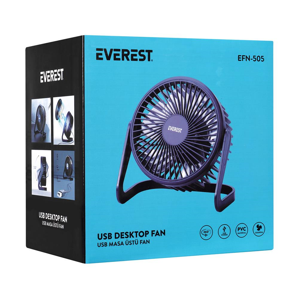 Notebook Soğutucular Everest EFN-505 Masaüstü Lacivert Usb Fan (145mmx141mmx105 mm) Satın Al