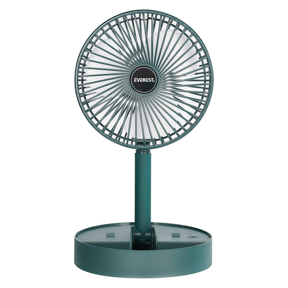 Notebook Soğutucular Everest EFN-605 Masaüstü Şarj Edilebilir Yeşil 800mAh Usb Fan Satın Al