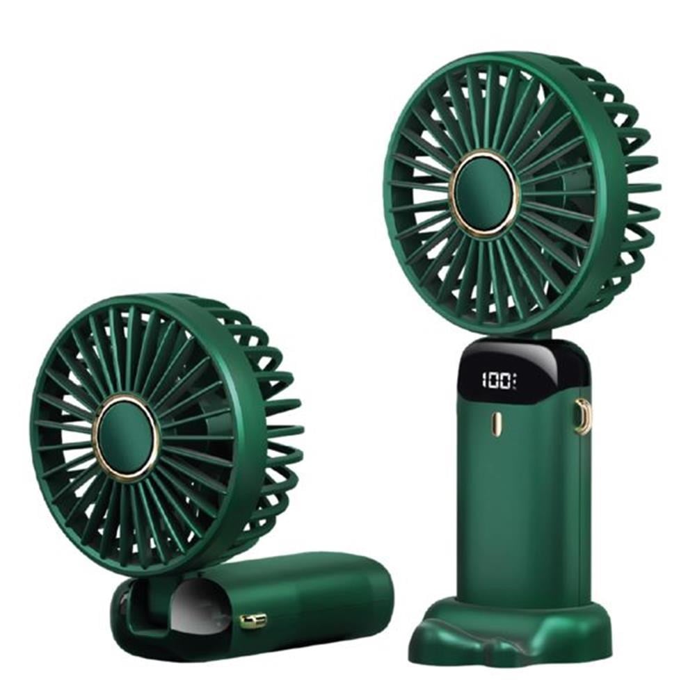 Notebook Soğutucular Feny FN-F30 Yeşil Kademeli Ultra Sessiz Led Göstergeli Katlanabilir Şarjlı 1200Mah Mini El Fanı Satın Al