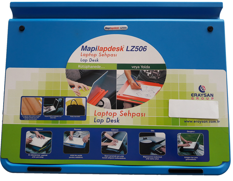 Notebook Soğutucular MAPİLAPDESK LZ506 LAPTOP SEHPALARI MAVİ Satın Al