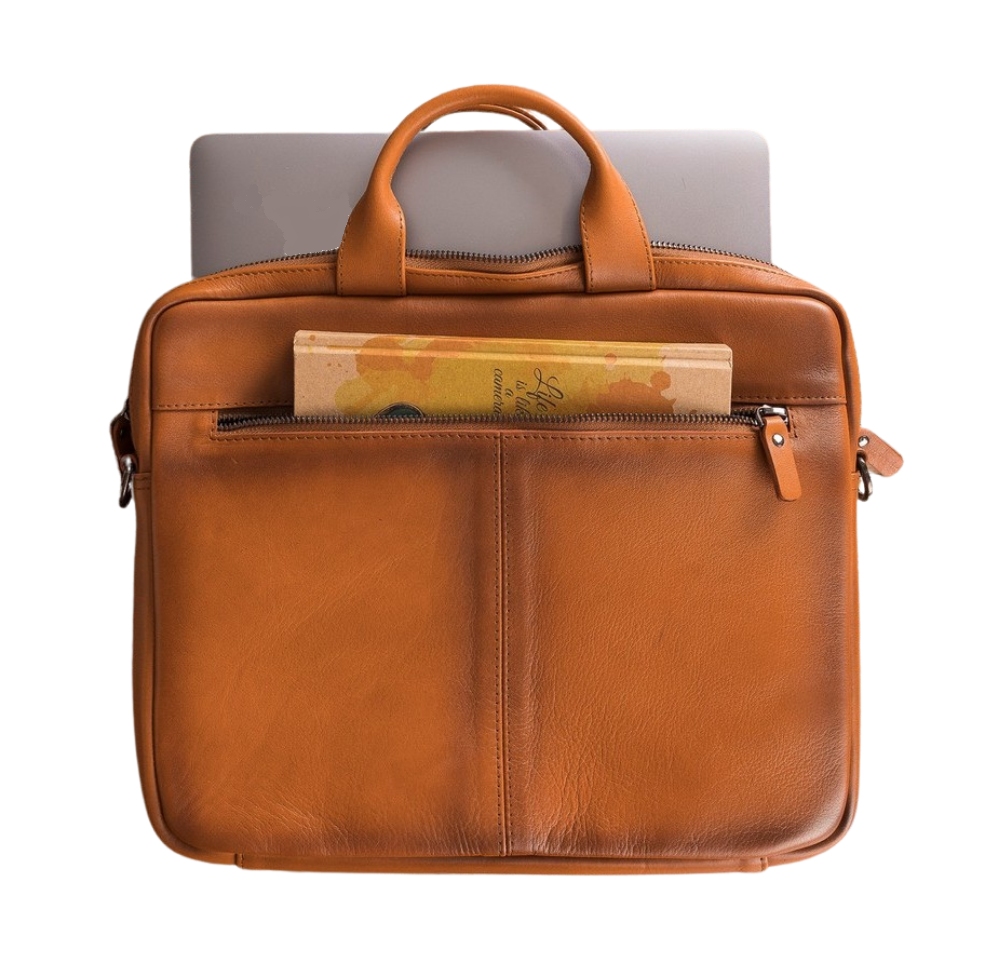 Notebook ve Sırt Çantaları Apollo 13-14 inç Deri Laptop Çantası RST2EF Taba Satın Al