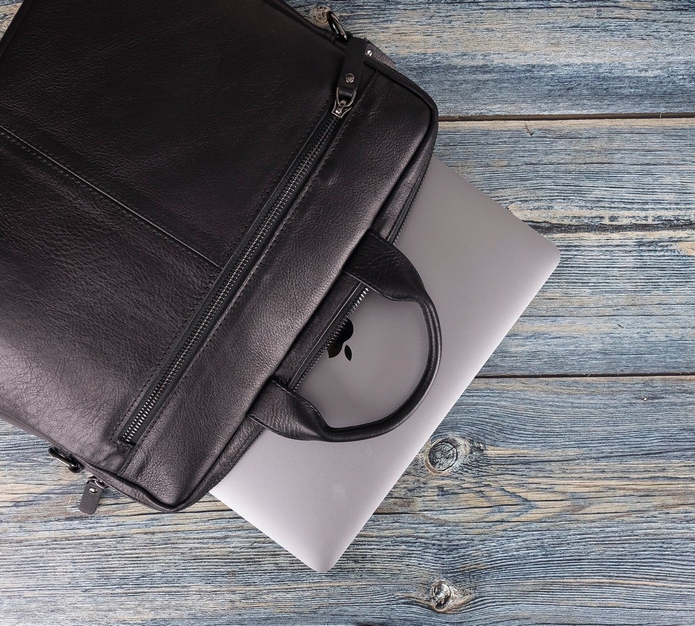 Notebook ve Sırt Çantaları Apollo 13-14 inç Deri Laptop Çantası RST1 Siyah Satın Al
