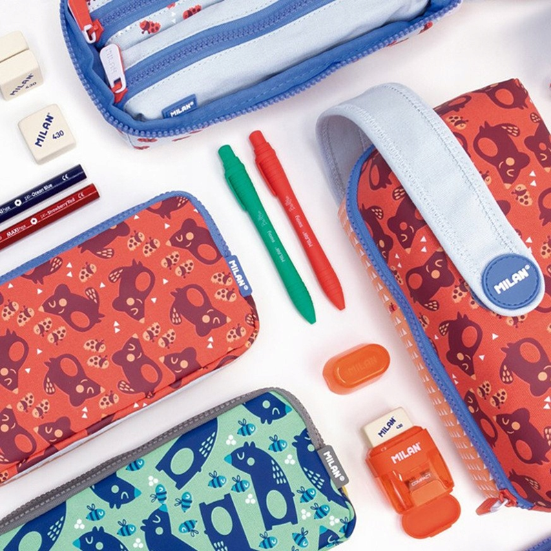 Okul Kırtasiye MILAN 081364NLP NET&LIT PEMBE 3 KATLI SET KALEM ÇANTASI Satın Al