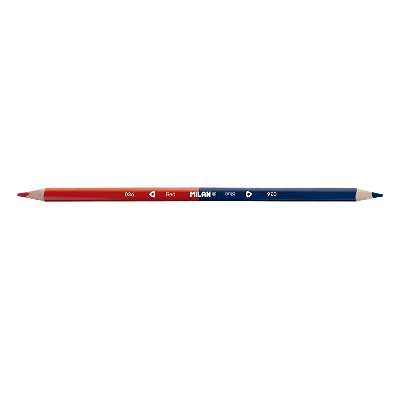 Okul Kırtasiye MILAN 702312 ÇİFT UÇLU KURU BOYA KALEMİ (2.9MM UÇ) -12'Lİ Satın Al