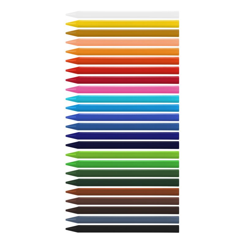 Okul Kırtasiye MILAN 80025 PLASTIPASTEL MUM PASTEL BOYA - 24'LÜ Satın Al