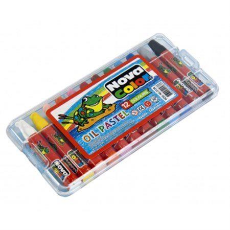 Okul Kırtasiye Nova color Oil Pastel Boya 12 Renk Satın Al