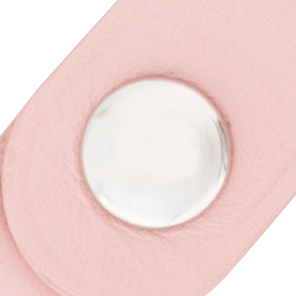 Oto Aksesuarları Apple AirTag Uyumlu Deri Anahtarlık, NU2 Pembe Satın Al