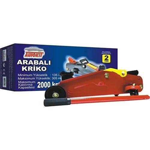 Oto Bakım Ürünleri Autokit Arabalı Kriko 2 Ton Satın Al