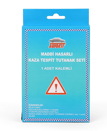 Oto Bakım Ürünleri Autokit Kaza Tespit Tutanak Seti 1 Adet Kalemli Satın Al