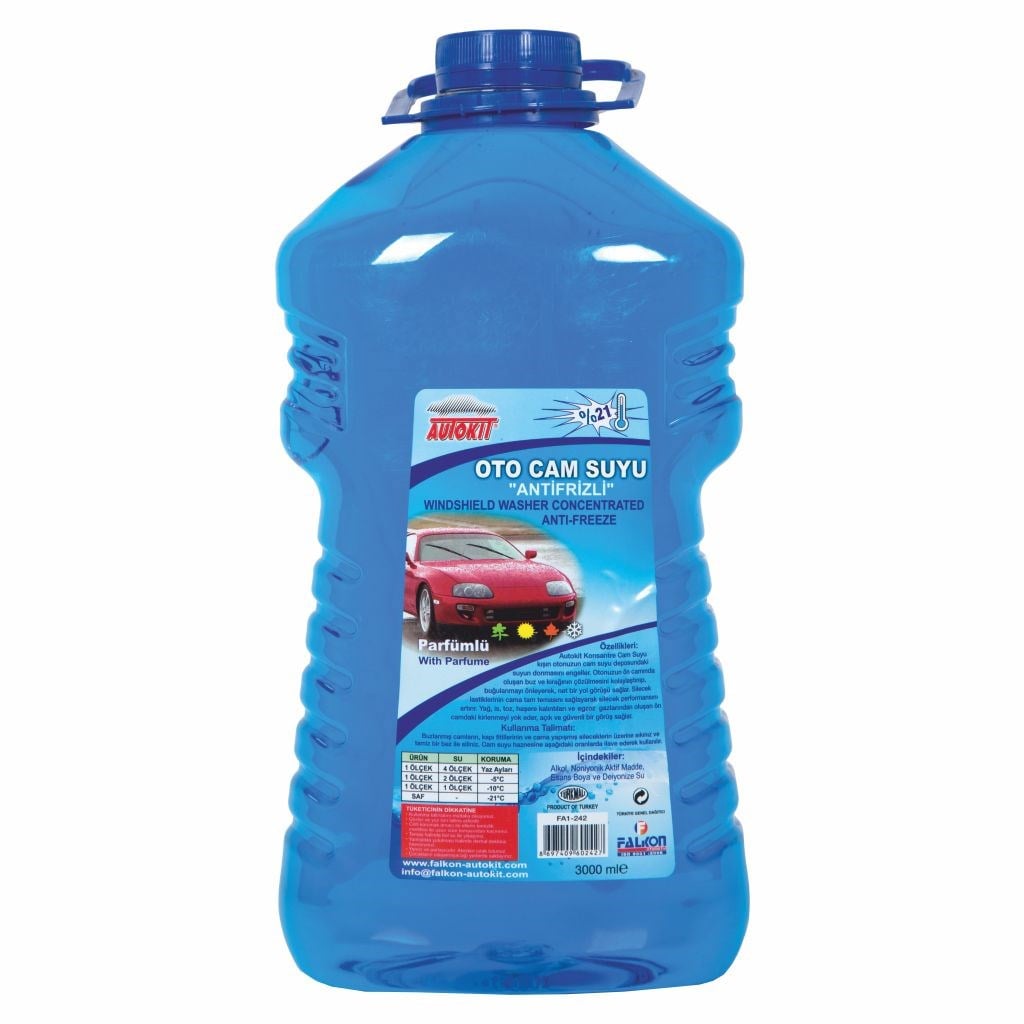 Oto Bakım Ürünleri Autokit Kons.Oto Cam Suyu 3 Lt  - 10 °C Satın Al