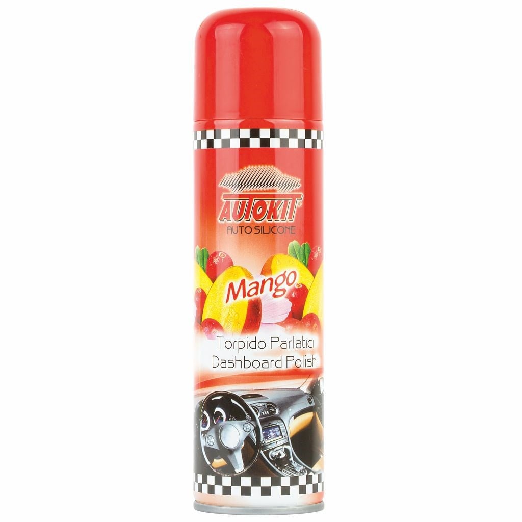 Oto Bakım Ürünleri Autokit Torpido Parlatıcı Kokulu Oto Silikonu Mango 220 Ml  Satın Al