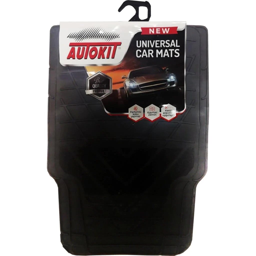Oto Bakım Ürünleri Autokit Universal Ekonomik Oto Paspas Siyah Satın Al