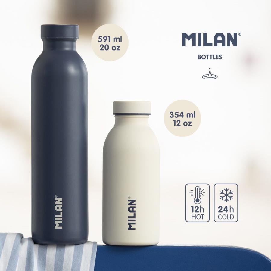 Outdoor Kamp Malzemeleri MILAN 643012BG 1918 BEYAZ PASLANMAZ İZOTERMAL MATARA 354ML Satın Al