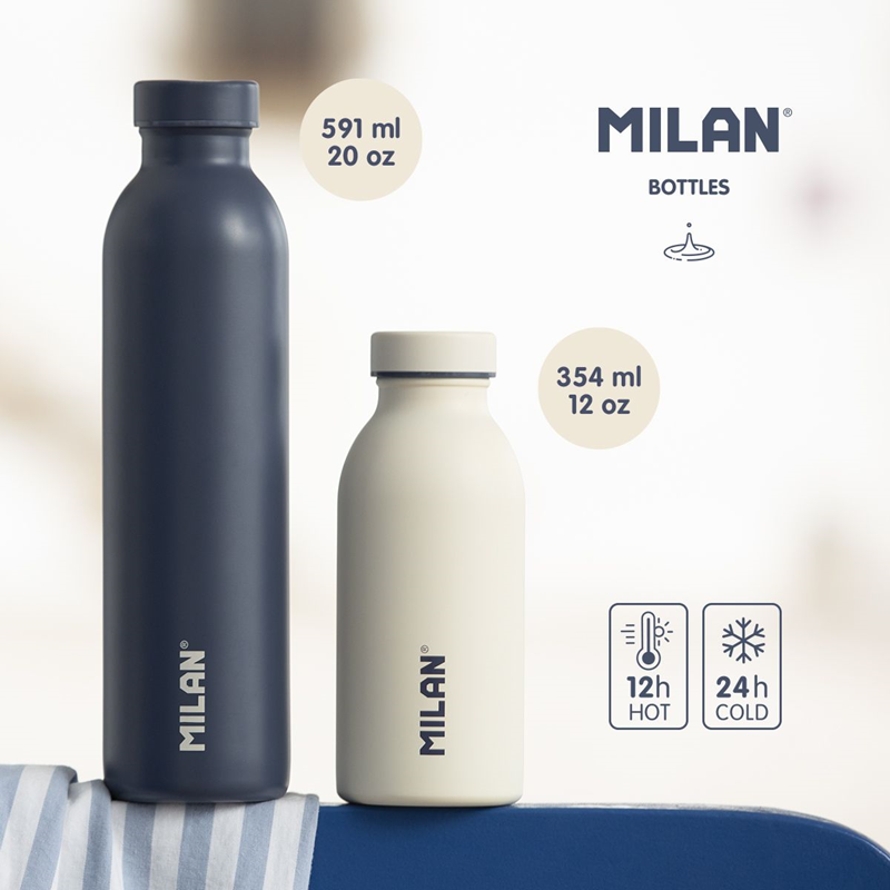 Outdoor Kamp Malzemeleri MILAN 643012BG 1918 BEYAZ PASLANMAZ İZOTERMAL MATARA 354ML Satın Al