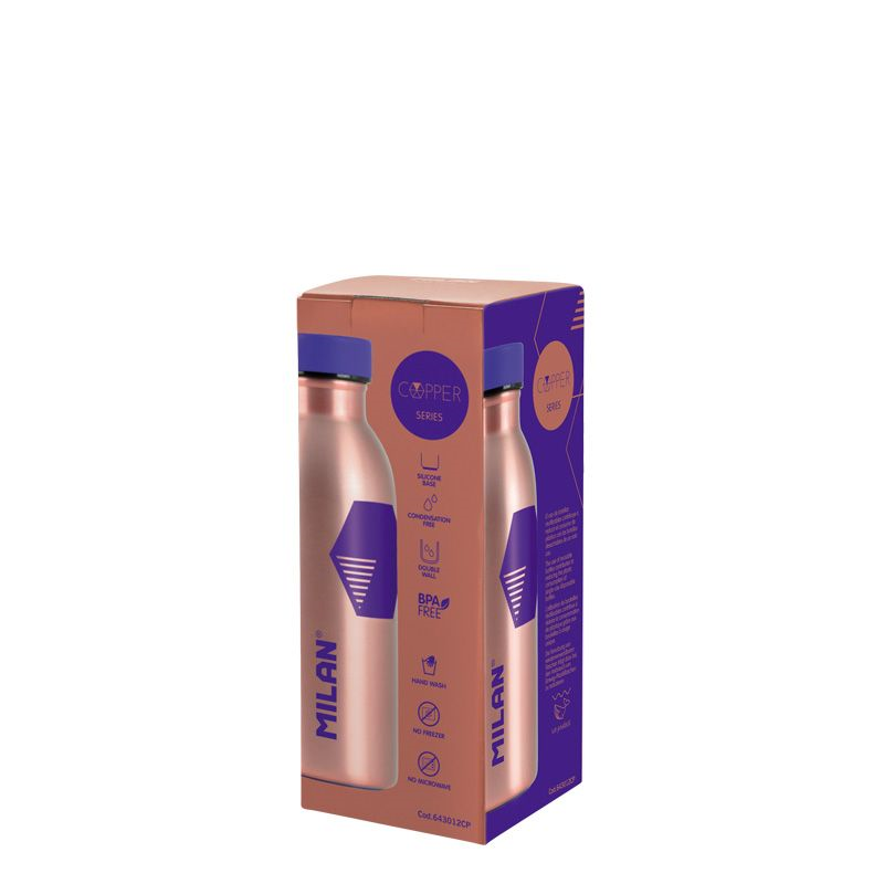 Outdoor Kamp Malzemeleri MILAN 643012CP COPPER MOR PASLANMAZ İZOTERMAL MATARA 354ML Satın Al