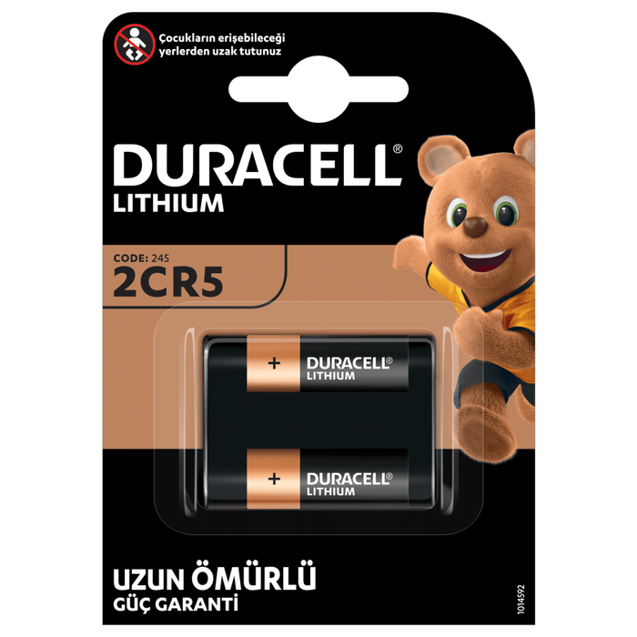 Piller Duracell 2CR5/DL245 6V Lıthıum Pil 1'li Satın Al