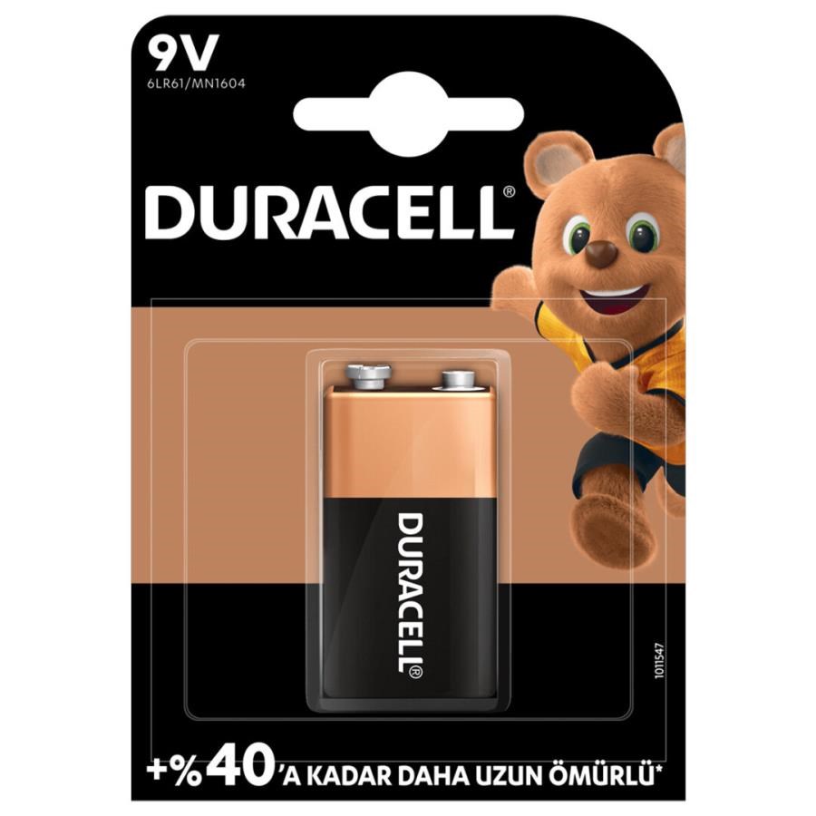 Piller Duracell 9 Volt Pil 1'li Satın Al
