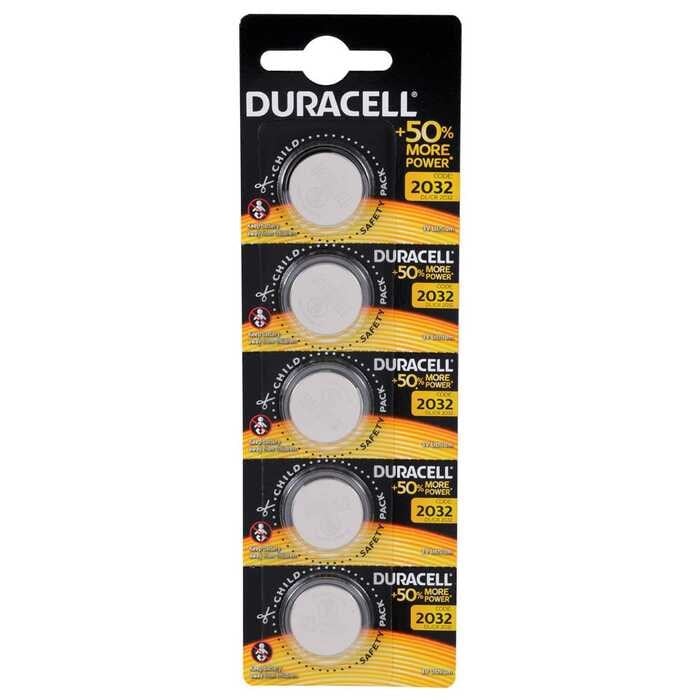 Piller Duracell CR2032 Lıthıum 3V Pil 5'li Satın Al