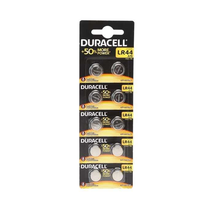 Piller Duracell LR44/ AG13/A76 Pil 10'lu Satın Al