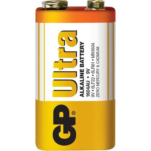 Piller GP 9V ULTRA ALKALİN TEKLİ BLİSTERLİ PİL Satın Al