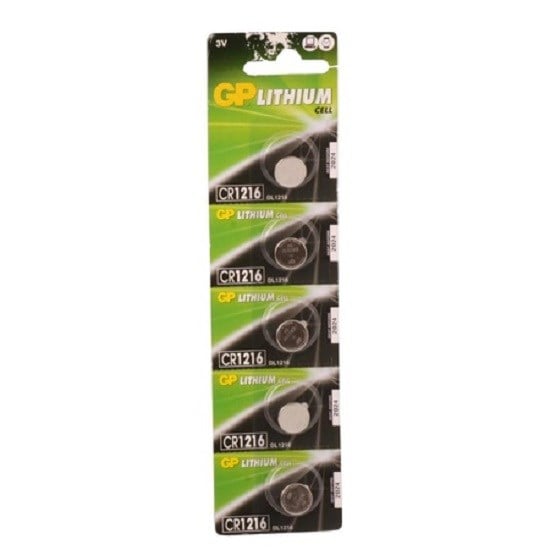Piller GP CR1216 3V LİTYUM 5'Lİ  Satın Al