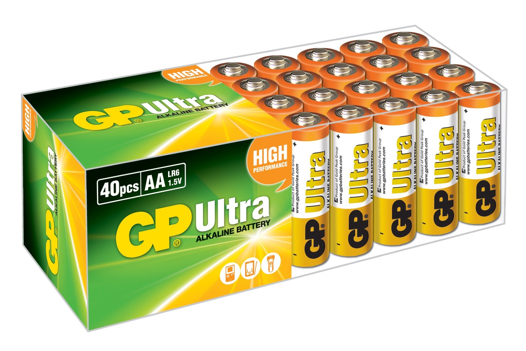 Piller GP G-Tech LR6 AA Boy Ultra Alkalin Kalem Pil 40'lı Paket GP15AU-2B40 Satın Al