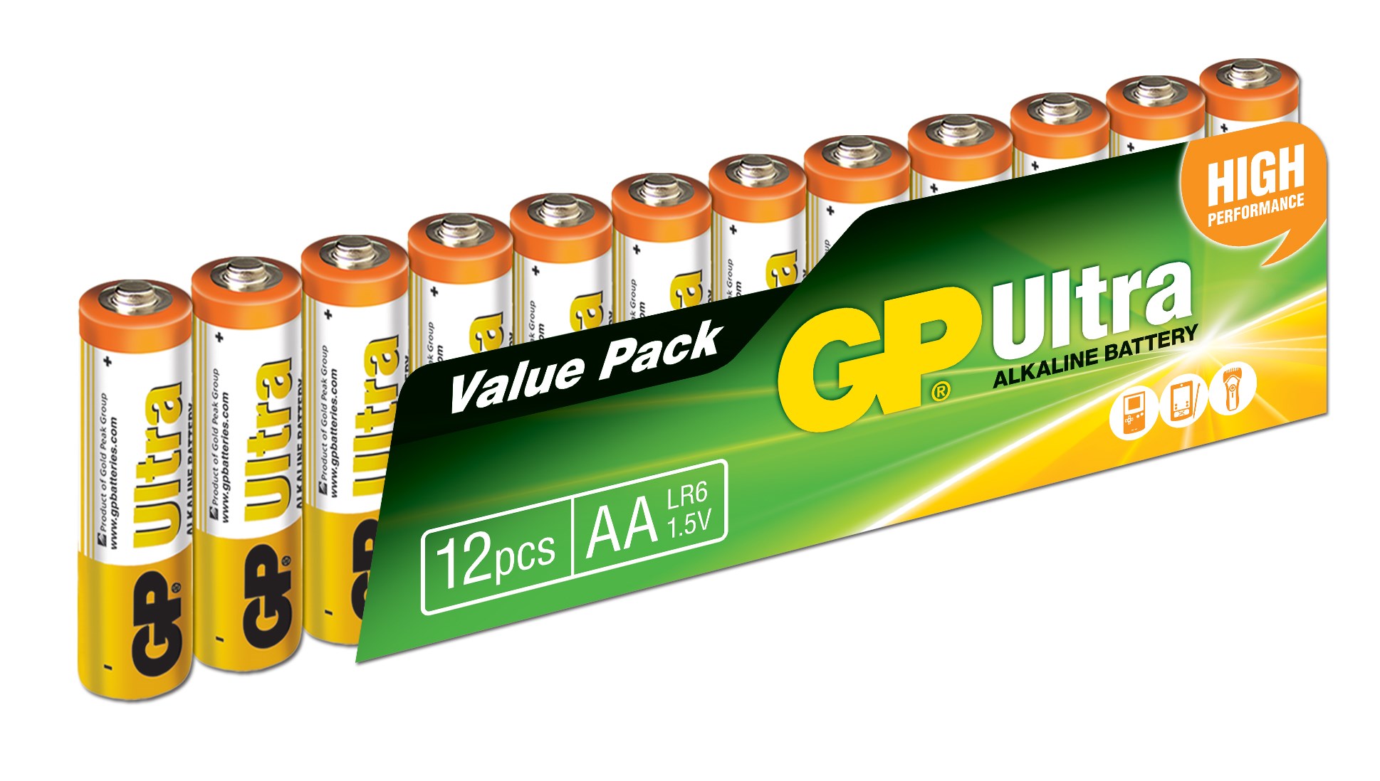 Piller GP G-Tech LR6 AA Boy Ultra Alkalin Kalem Pil 12'li Paket GP15AU-VS12 Satın Al